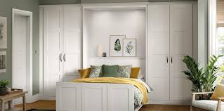 Belvedere Wall Bed In Dove White Strachan