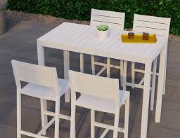 High Bar 4 Seater Outdoor Halki Table