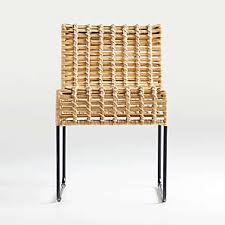 (7) sets to choose from. Rattan Dining Chairs Crate And Barrel