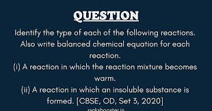 Write Balanced Chemical Equation