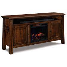 Artesa Tv Stand W Fireplace Amish