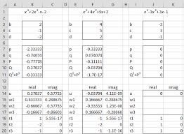 Cubic Polynomials Real Statistics