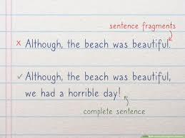 how to use although in a sentence 10