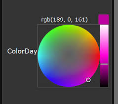 paleta de colores rgb dashboard node