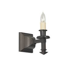 One Light Straight Arm Sconce With