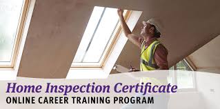home inspection certificate