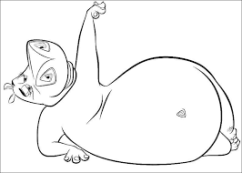 coloring pages hippo coloring