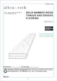 groove flooring installation manual