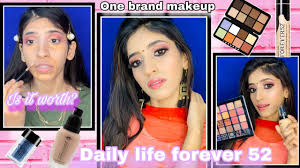 one brand makeup tutorial daily life
