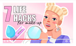 life hacks in makeup ilration