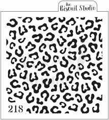 Cheetah Print Cookie Stencil 2