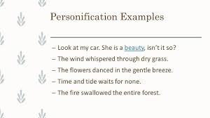figurative language elements of style ppt video online personification examples