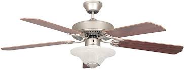 Most people tend to believe that ceiling fans are just summer staples; Concord Fans 52hes5esn 52 Inch Heritage Sq Ceiling Fan With Bowl Lt Satin Nickel Silver Ceiling Fan With Light Amazon Com