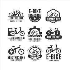 electric bike and service logos