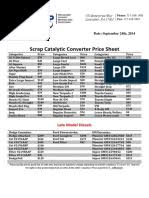 Karim nice & charles w. Catalytic Converter Weights And Pgm Content E Bay Vehicle Industry