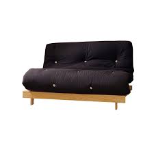 double 4ft luxury futon 2 seater wooden
