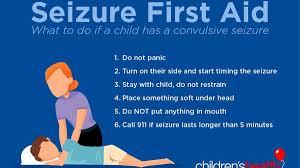 simple first aid steps for seizures