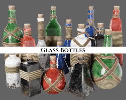 Medieval Containers Glass Bottles