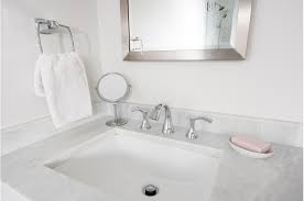 White marble bath accessory, bathroom/kitchen set. Brushed Nickel Towel Bar Carrara Marble Shower Floor And Niche Clear Polished Bathroom Cabinet Pulls I Marble Shower Walls Shower Wall Tile Polished Bathroom