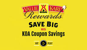 Koa Value Kard Rewards Savings Koa Campgrounds