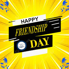 friendship day banner design png