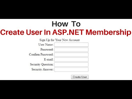 asp net tutorial membership and roles