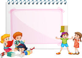 page frame with children 6350745 vector