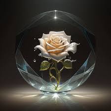 Glass Rose That Enchants With Its