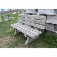 3 Seater Concrete Garden Benches