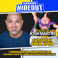 💙 Heroes Hideout 💙 | For day four of our Event Announcements we are happy  to be having Josh Martin!! 💲Prices: TBA 🗓 Date and Time: Saturday, April  ... | Instagram