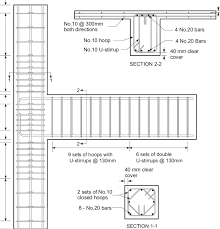 ductile beam slab column sub assemblage