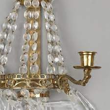 Antique Crystal Wall Mounting Candle