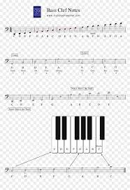 Compositions for different skill levels. Piano Bass Notes Chart Main Image Sheet Music Hd Png Download Vhv