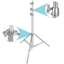 Neewer Stainless Steel Light Stand Silver 86 6 Inches 220 Centimeters Foldable And Portable Heavy Duty Stand For Studio Softbox Monolight And Other Photographic Equipment Pack 2 Neewer Photographic Equipment And Accessories For Professionals