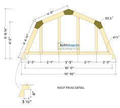 16x10 Barn Shed Plans Build Blueprint