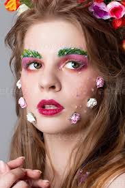 eyelashes natural cosmetics concept