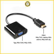 Cáp chuyển đổi HDMI sang VGA, Cáp HDMI to VGA ,dây HDMI to VGA , dây máy  chiếu
