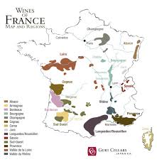 French Wines Map And Regions