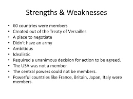 ppt strengths weaknesses