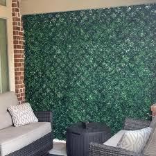 artificial boxwood hedge grass wall