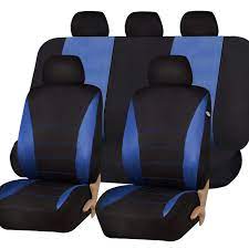Seat Covers Red Black Full Set Bay Of
