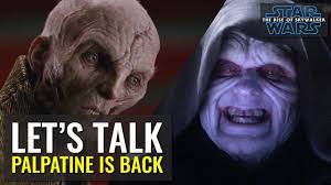 let s talk about emperor palpatine
