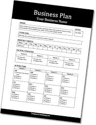 Actionable Business Plan Template