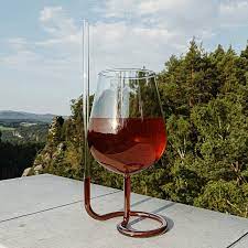 Briller Wine Glass With Straw 444ml
