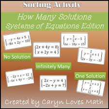 systems of linear equations how many