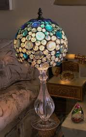 Stained Glass Glass Nugget Table Lamp
