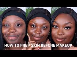 prep your skin before applying makeup