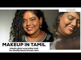 tamil simple everyday makeup for dark