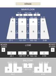 Stranahan Theatre Toledo Oh Seating Chart Stage
