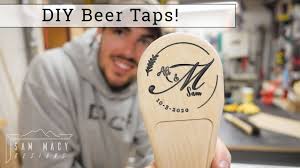 how to make your own beer tap handles